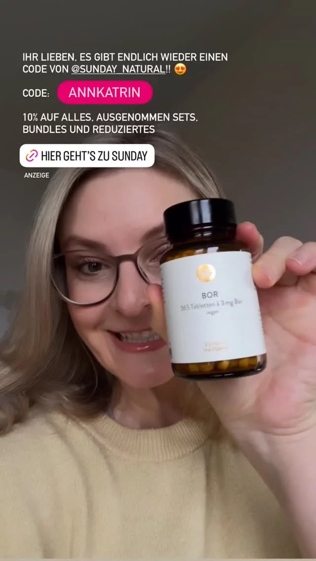 Anzeige -  Kommentiere BOR und ich sende dir weitere Infos zu #code #rabattcode #sundaynaturalcode #sundaynatural